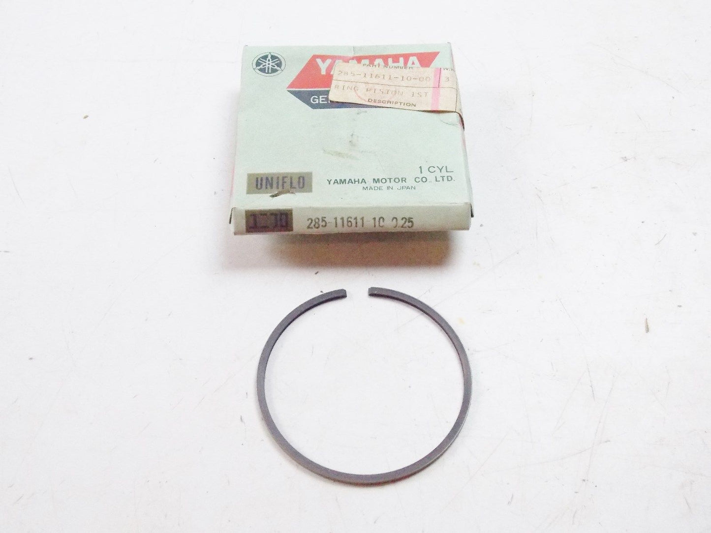 NOS YAMAHA  1969 1970 1971 PISTON RING 1ST O/S 0.25 DT1  285-11611-10 - MotoRaider