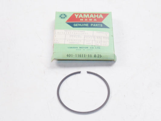 NOS YAMAHA  1974-1977 PISTON RING 1ST O/S 0.25 MX125 YZ125/100  401-11611-11 - MotoRaider