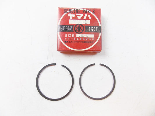 NOS YAMAHA 1964 1965 PISTON RING SET 2ND O/S 0.50 YJ-1 113-11610-20 - MotoRaider