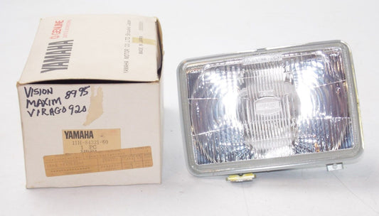 NOS YAMAHA  1982-1985 HEADLIGHT LENS XJ650 XS400 XV920 XZ550 FJ600 11H-84321-60 - MotoRaider