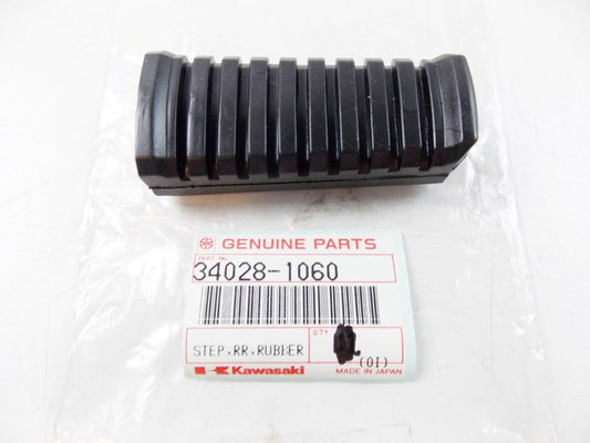 NOS KAWASAKI  1983-2006 RR RUBBER STEP ZX1100/750/550/900 VN700  34028-1060 - MotoRaider