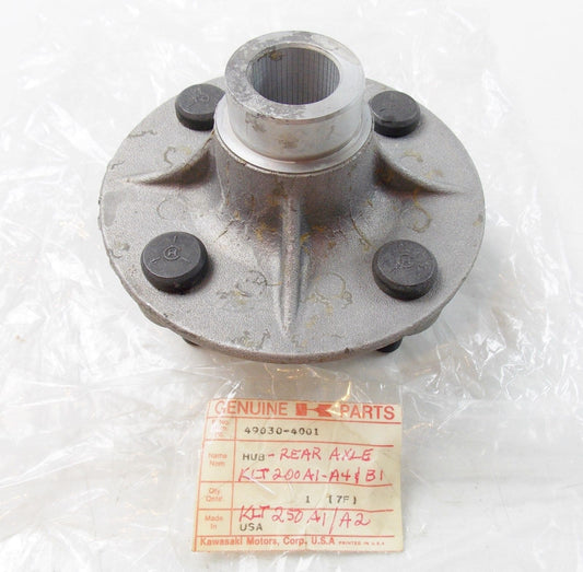 NOS KAWASAKI  1981 1982 1983 REAR AXLE HUB KLT200 KLT250   49030-4001 - MotoRaider