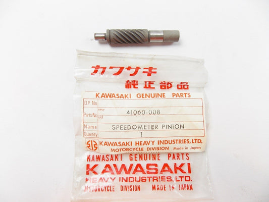 NOS KAWASAKI 1968 1969 1970 SPEEDOMETER PINION SIDEWINDER F3 F4  41060-008 - MotoRaider