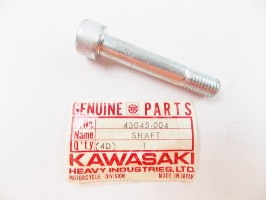 NOS KAWASAKI 1974 1975 BRAKE SHAFT KZ400 43045-004 - MotoRaider