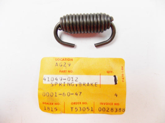 NOS KAWASAKI 1966-2007 BRAKE SHOE SPRING KLF300/400 W1/2 H1/2  KZ900  41049-012 - MotoRaider