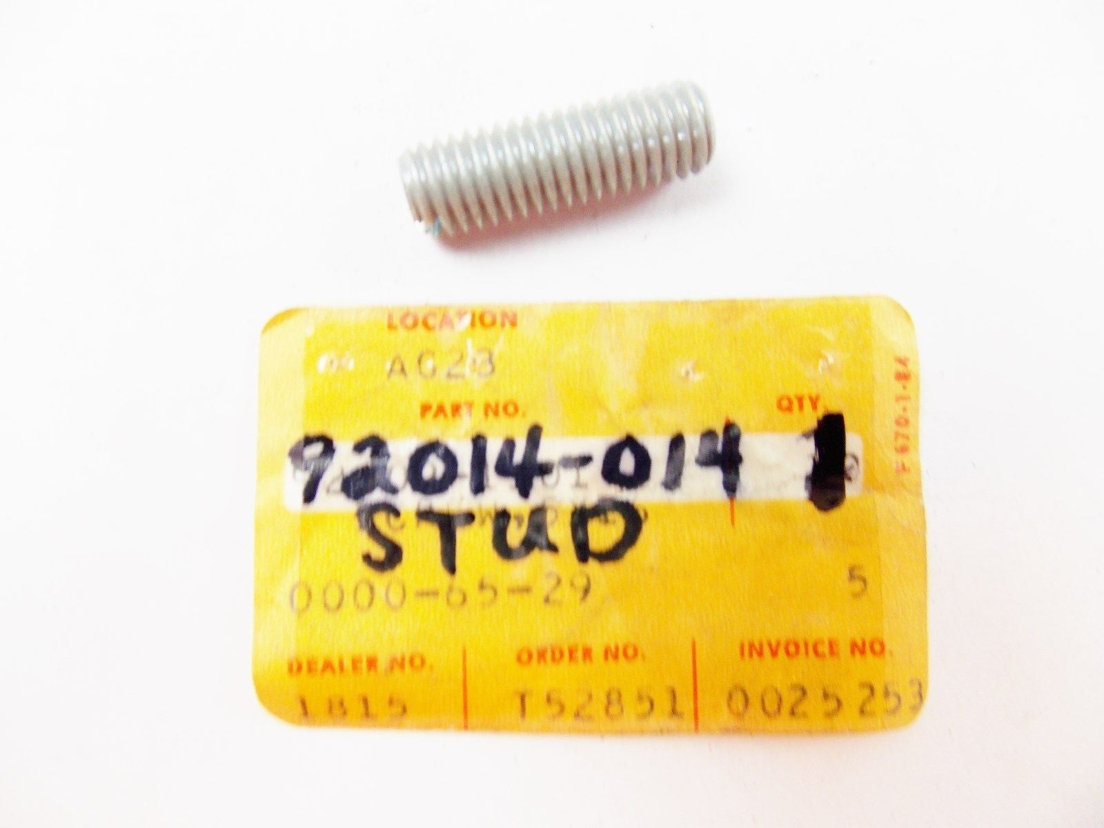 NOS KAWASAKI 1973-1983 SLOTTED SCREW 8X25  Z1 KZ400/550/650/750/900   92014-014 - MotoRaider