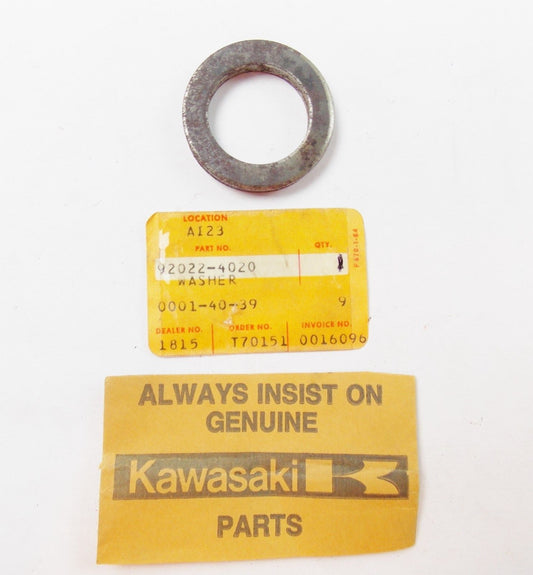 NOS KAWASAKI 1981 1982 1983 REAR BRAKE WASHER KLT200 KLT250   92022-4020 - MotoRaider