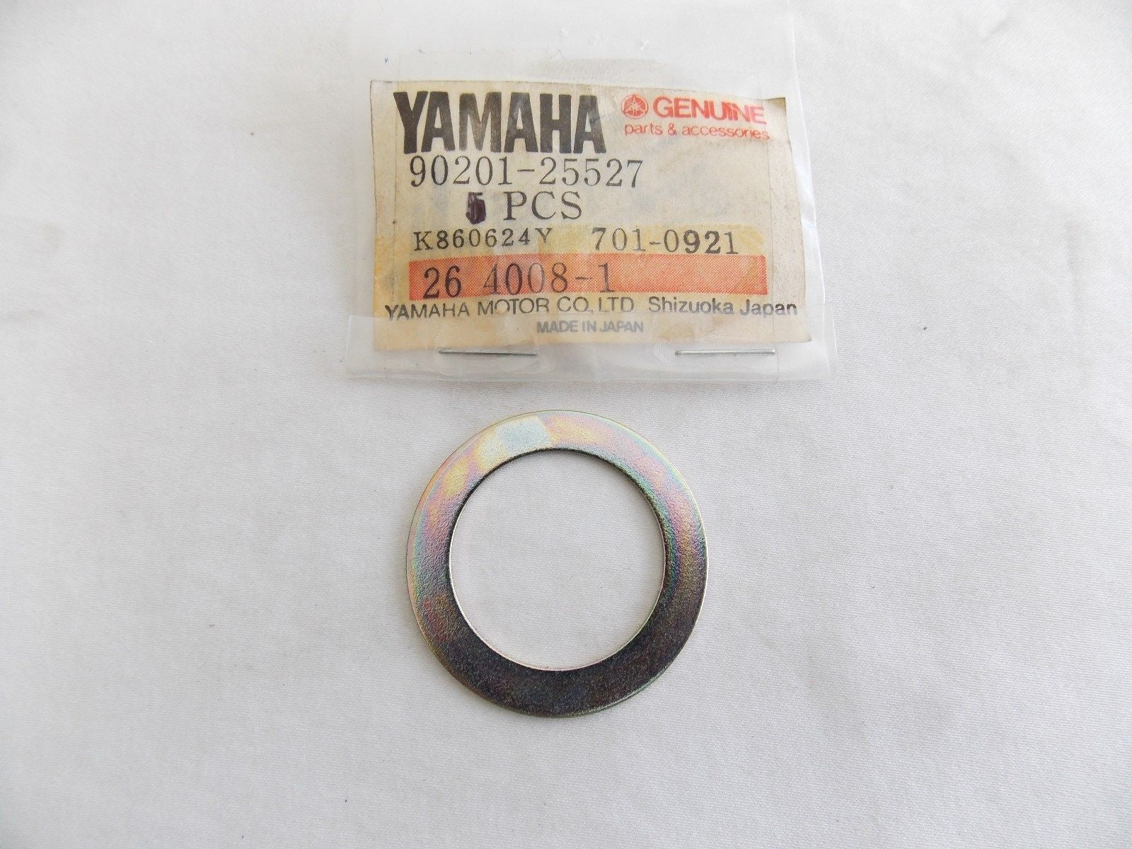 NOS YAMAHA 1975-2016 WASHER PLATE GPX338 SRX440 VX600 EX340 FX10 90201-25527 - MotoRaider
