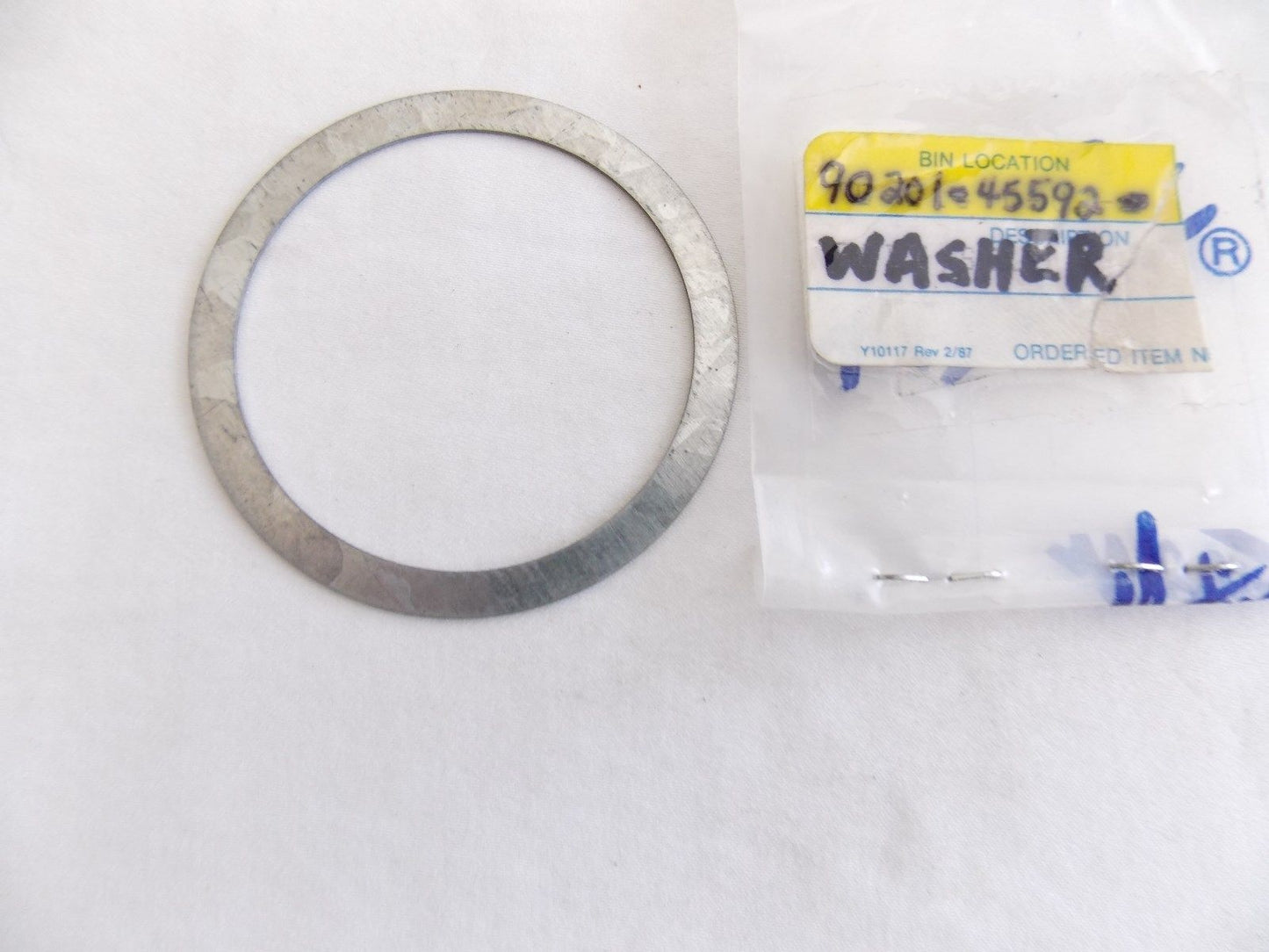 NOS YAMAHA AFTERMARKET 1976-78 1990 WASHER PLATE (3) EX570 SRX340 90201-45592 - MotoRaider