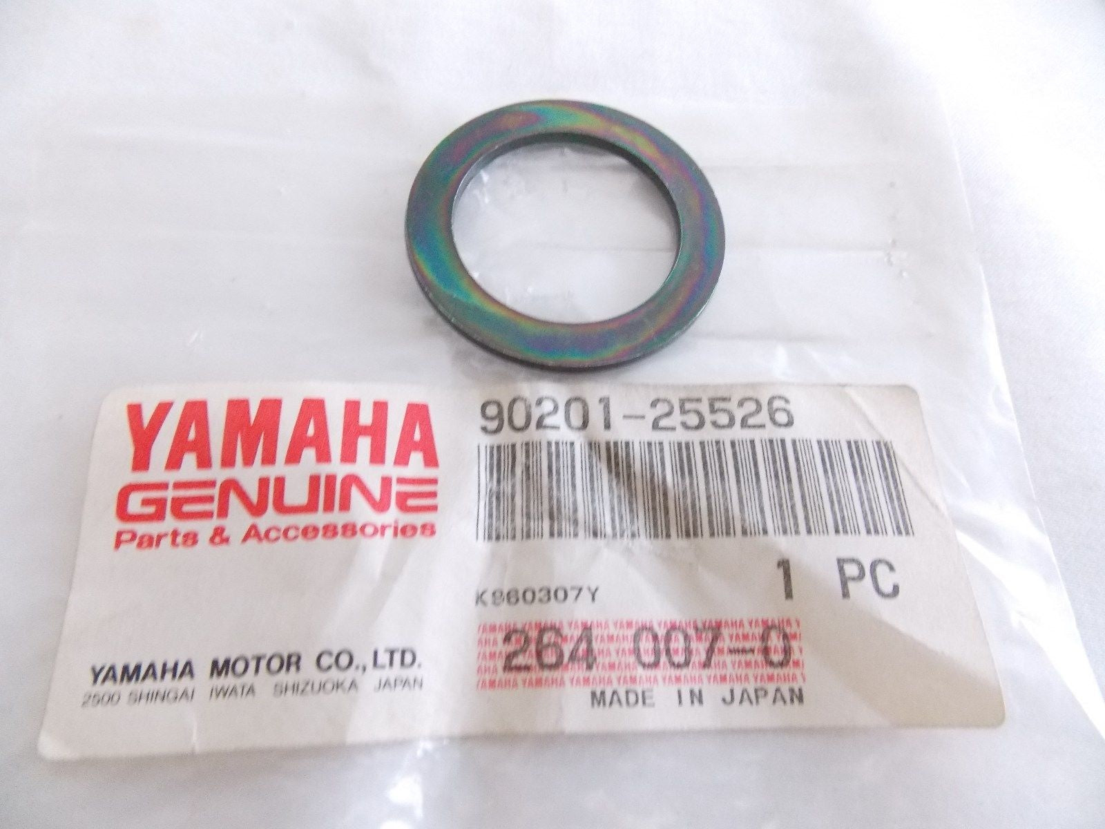 NOS YAMAHA 1975-2013 WASHER PLATE XS850 XJ900 FJ600 FZ600 PZ50 VK10  90201-25526 - MotoRaider