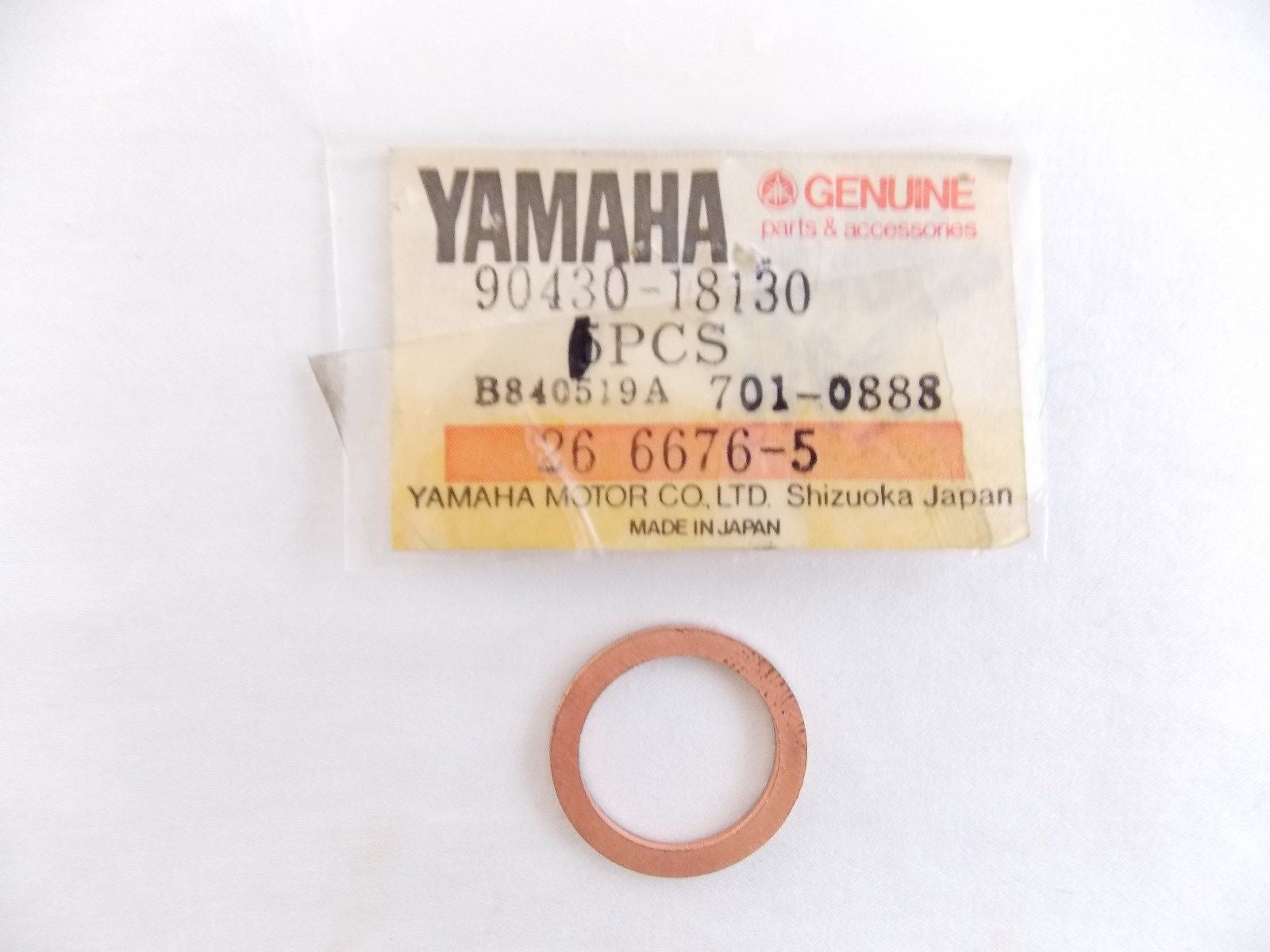 NOS YAMAHA  1975-1983 1999-2014 CRANKCASE GASKET (3)  XS650 WR400  90430-18130 - MotoRaider