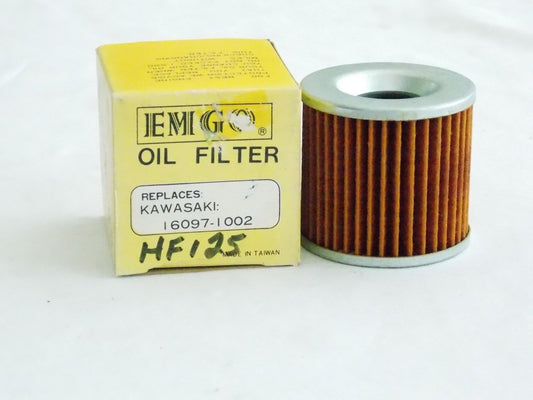 NOS EMCO OIL FILTER (HF125) REPLACES KAWASAKI KZ250 KZ305 - MotoRaider
