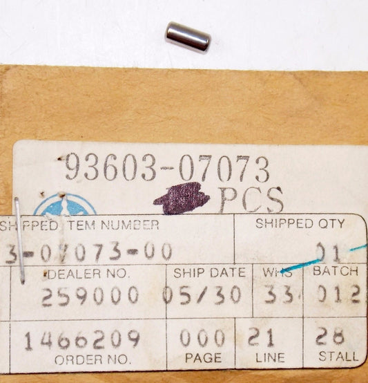 NOS YAMAHA 1970-2016 XT250 AR190 AR190 YTM200EK PIN DOWEL 93603-07073 - MotoRaider