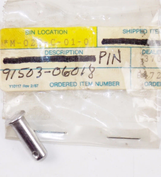 NOS OEM YAMAHA 1970-1971 PIN CLEVIS XS1 91503-06018 - MotoRaider
