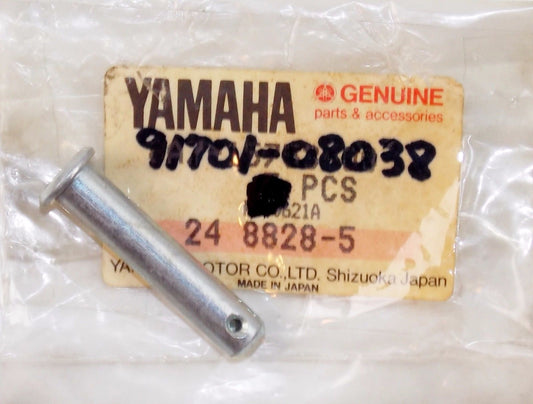 NOS OEM YAMAHA 1971-2015 PIN CLEVIS JT1 GTMX DT125 XT600EAC TW200 91701-08038 - MotoRaider