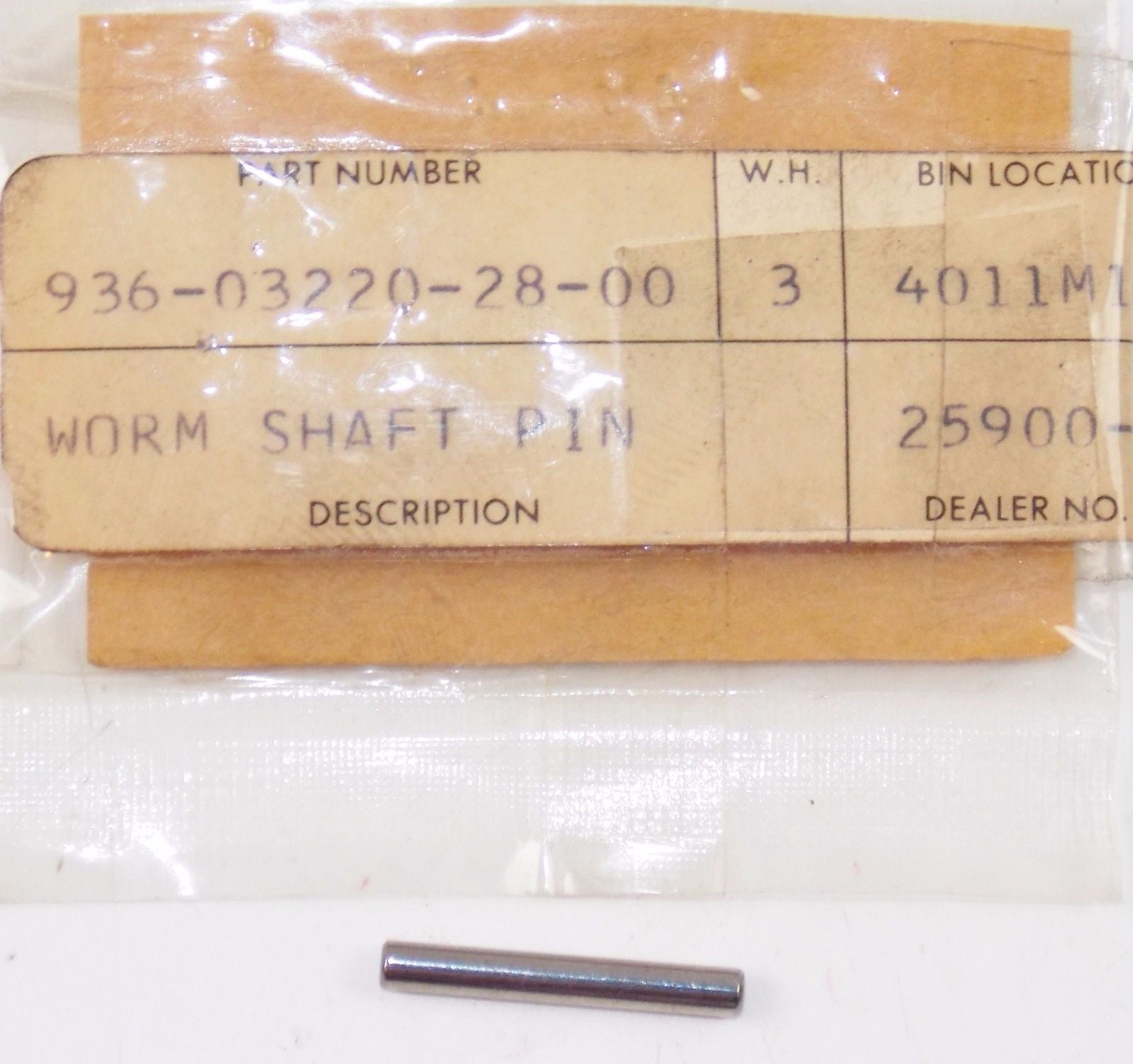 NOS YAMAHA 1963-2011 YT125G YZ80 YFZ350T YFZ350T YZ12 PIN SPRING 93603-22028 - MotoRaider