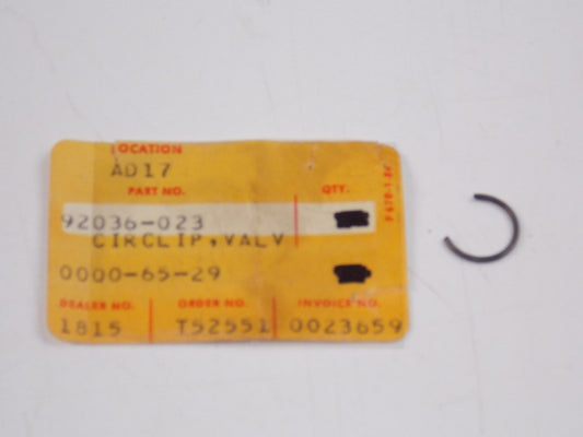 NOS KAWASAKI 1973-2015 CIRCLIP VALVE (4) KL650 VN1700 KX60 GE4300  92036-023 - MotoRaider