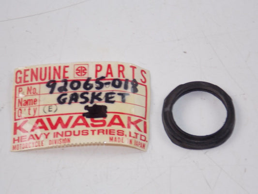 NOS KAWASAKI 1970-1976 OIL TANK CAP GASKET (THREE)  G4 F6 F7  92065-018 - MotoRaider