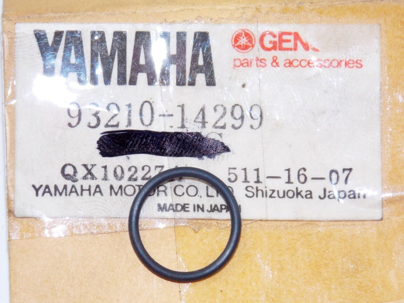 NOS YAMAHA 1976-2014 BRUIN WOLVERINE GRIZZLY 350 TT500G O-RING 93210-14299 - MotoRaider