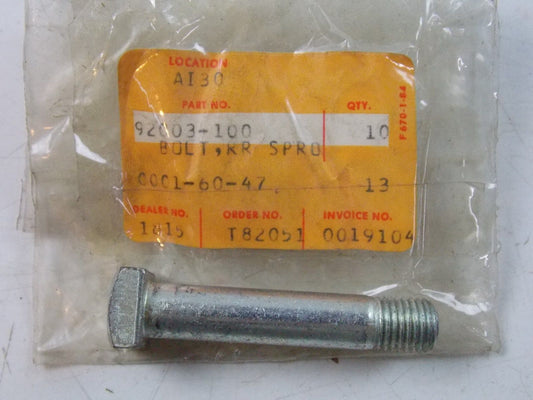 NOS KAWASAKI 1973 1974 1975 REAR SPROCKET BOLT Z1  92003-100 - MotoRaider
