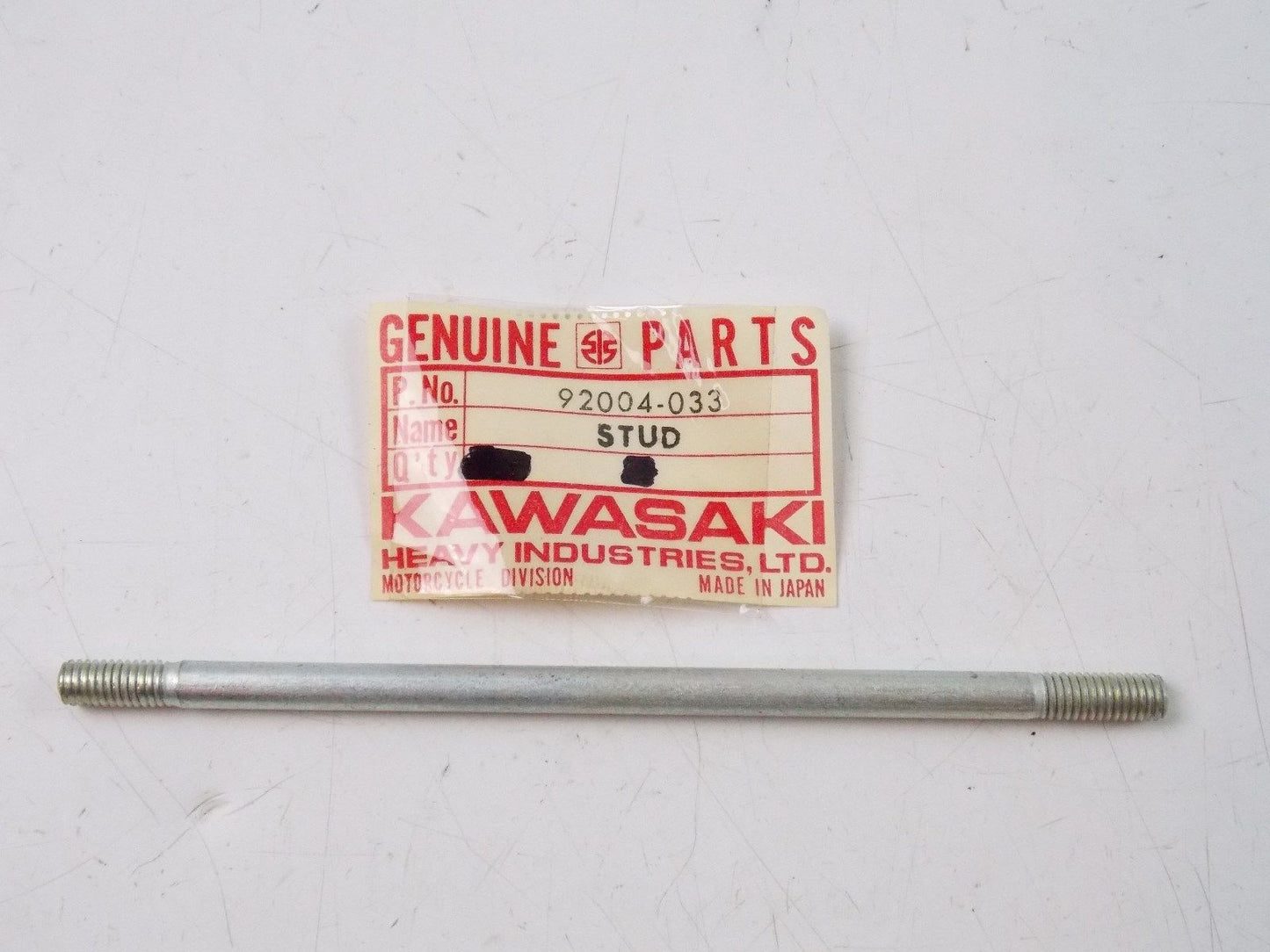 NOS KAWASAKI 1971-1980 STUD MT1 KV75  92004-033 - MotoRaider