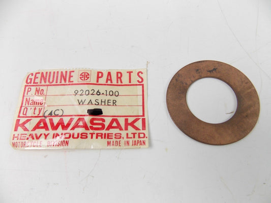 NOS KAWASAKI 1974 1975 1976 1977 1978 THRUST WASHER KZ400  92026-100 - MotoRaider