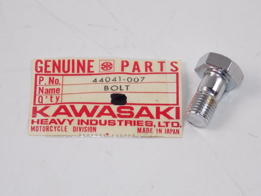 NOS KAWASAKI 1967-81 1987-01 STEERING STEM HEAD BOLT KE100 KL250 44041-007 - MotoRaider