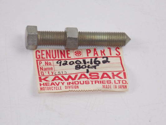 NOS KAWASAKI 1976 1977 1978 1979 CHAIN ADJUST BOLT KZ750   92001-162 - MotoRaider