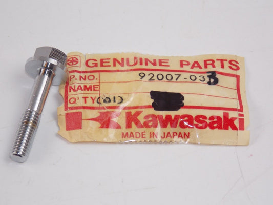 NOS KAWASAKI 1972 1973 1974 1975 HEX HEAD 6MM SIDE COVER BOLT H2  92007-033 - MotoRaider