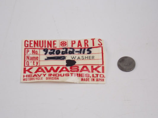 NOS KAWASAKI 1969-2001 THRUST WASHER KE100 KD80 KM100 KV100 MC1  92022-115 - MotoRaider