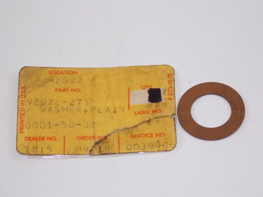 NOS KAWASAKI 1974-2004 PLAIN WASHER KS125 KX125 KD125/80 KH125  92022-273 - MotoRaider