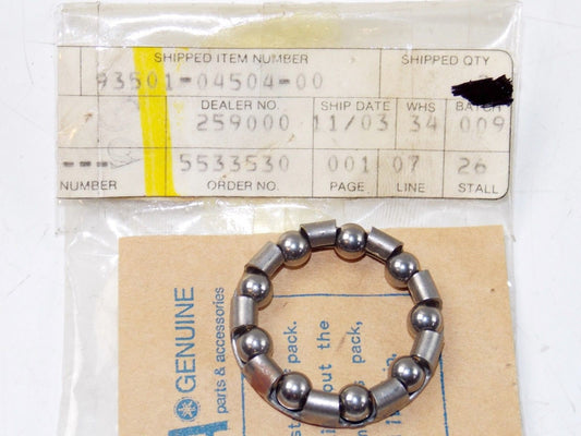 NOS YAMAHA J60 COASTER BRAKE BALL RETAINER BEARING 1/4 93501-04504 - MotoRaider