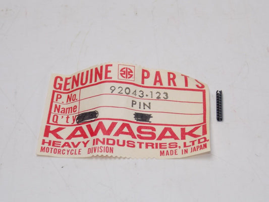 NOS KAWASAKI 1987-2016 SPRING PIN 2.2X13.5 (2) KLR650 KSF250 KLX650  92043-123 - MotoRaider