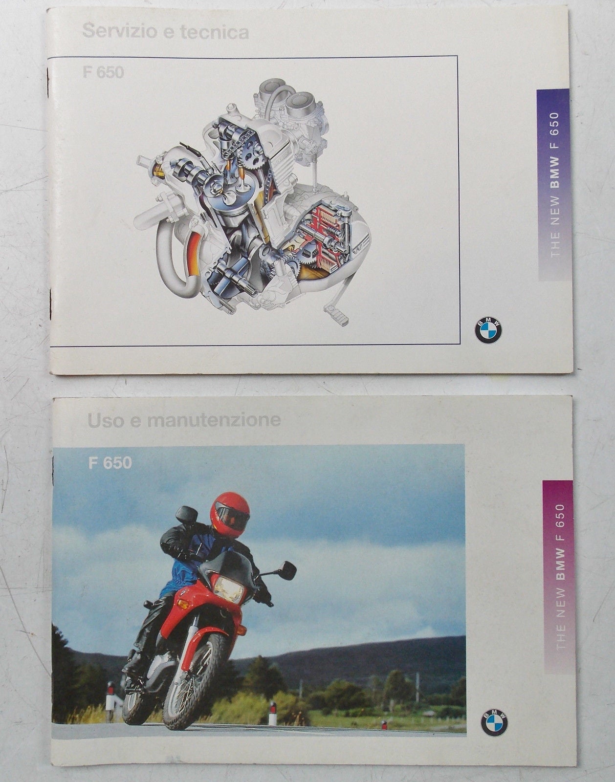 1995 BMW F 650 OWNER MANUAL BOOK USE MAINTENANCE SERVICE TECHNICAL INFO ITALIAN - MotoRaider