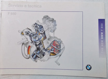 1995 BMW F 650 OWNER MANUAL BOOK USE MAINTENANCE SERVICE TECHNICAL INFO ITALIAN - MotoRaider