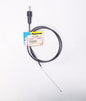 NOS BLACK VINYL THROTTLE CABLE SUZUKI 2001-2007 RM125 RM250 # 04-0208 - MotoRaider