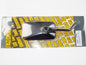 EMGO BLACK UNIVERSAL MIRROR CRUISER RH/LH 10mm SCREW-IN # 20-42448 - MotoRaider