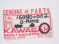NOS KAWASAKI 1969-2001 OIL PUMP SHAFT O-RING G3/4/5 H1/2 KD80 KV75 16090-002 - MotoRaider