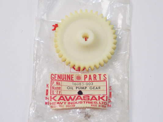 NOS KAWASAKI 1968 1969 1970 OIL PUMP GEAR F3 F4 16085-003 - MotoRaider