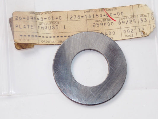 NOS OEM YAMAHA 70-78 R5 DS7 TD3 RD250/350 TX SX 500 PLATE THRUST 1 #278-16154-00 - MotoRaider