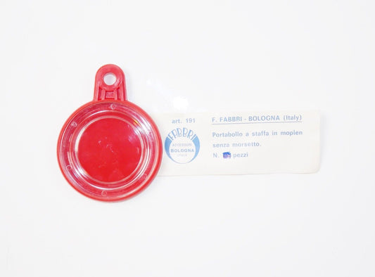NOS FABBRI RED TAX STAND DISC HOLDER 1960's LAMBRETTA VESPA - MotoRaider