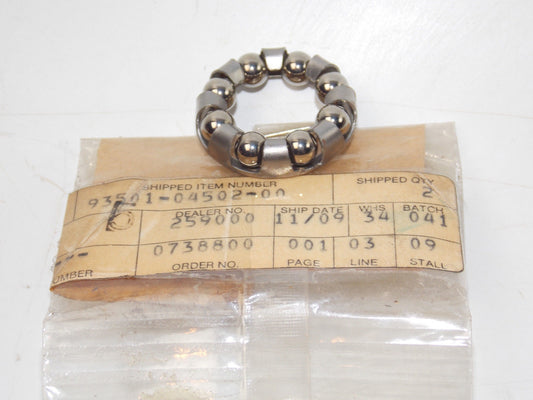 NOS KAWASAKI MOTORCYCLE VINTAGE BALL BEARING SET 93501-04502-00 - MotoRaider
