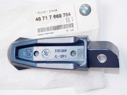 NOS OEM BMW 2000-2006 R1150R/Rockster FOOTREST REAR RIGHT # 46717669764 - MotoRaider