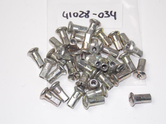 38 NIPPLES FRONT OUTER WHEEL KAWASAKI 1970 1971 1972 F5 F8  41028-034 - MotoRaider