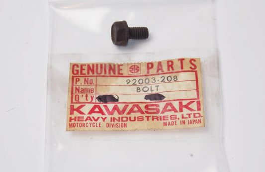 NOS KAWASAKI 1973-2015 SPROCKET FITTING BOLT EX650 KLE650 ZL600 KZ400 92003-208 - MotoRaider