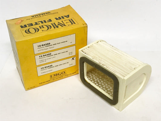 NOS EMGO 12-94440 AIR CLEANER FILTER ELEMENT 1984 1985 FJ600 YAMAHA 33M-14451-00 - MotoRaider