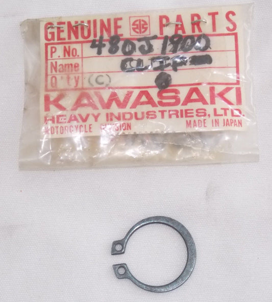 NOS KAWASAKI 1970-2015 CIRCLIP 19MM KSF250 KS125 KZ400 KDX175 KX450  480J1900 - MotoRaider