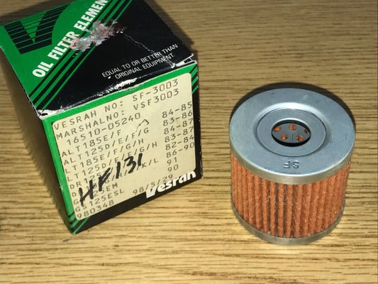 VESRAH SF-3003 OIL FILTER SUZUKI ALT125 AN400 DR100 GN125 LT-Z90 SP100 HF-131 - MotoRaider