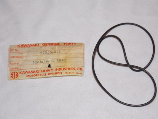 NOS KAWASAKI 1968 1969 1970 O-RING 126MM F3 F4  92055-013 - MotoRaider