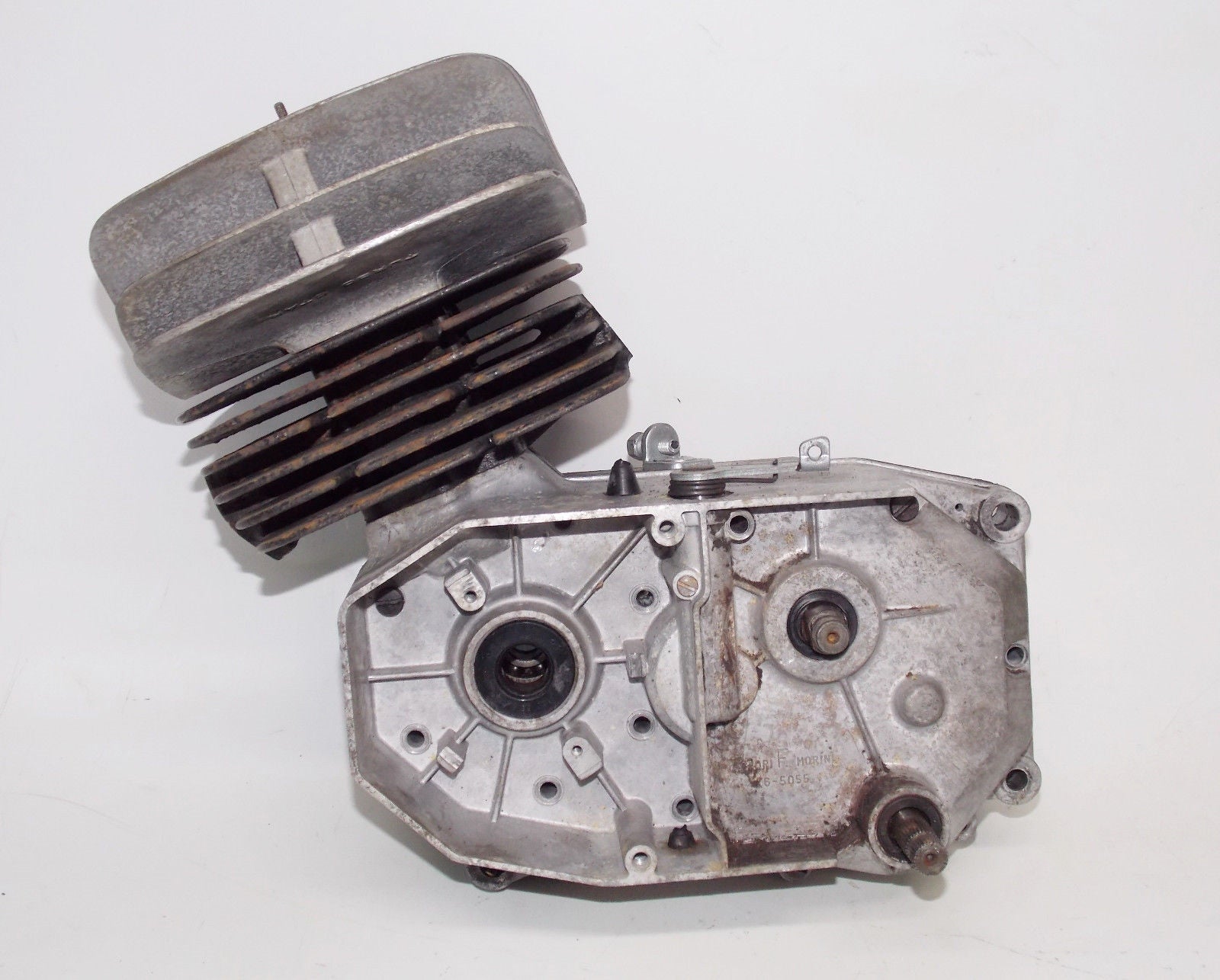1970's FRANCO MORINI FM 4M-R 50cc MOTOR JUG TOP END ENGINE CASES CLUTCH GEARBOX - MotoRaider